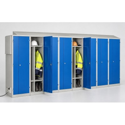 Vestiaire chauffant