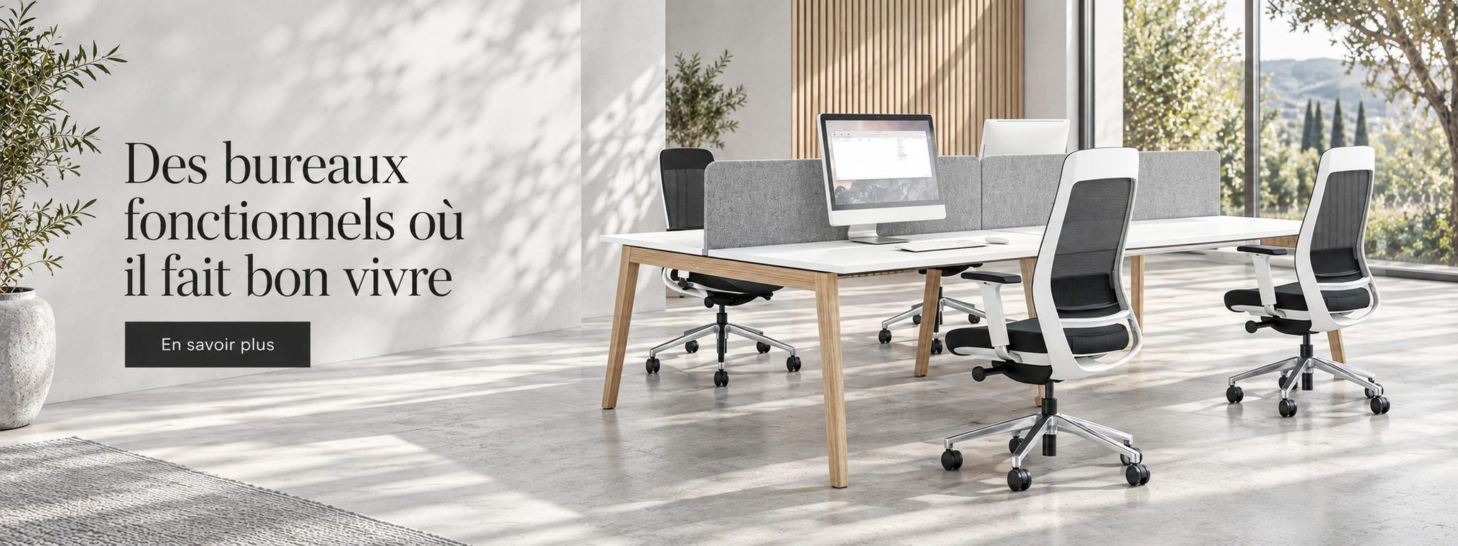 Bureaux fonctionnels pour open space CARAY