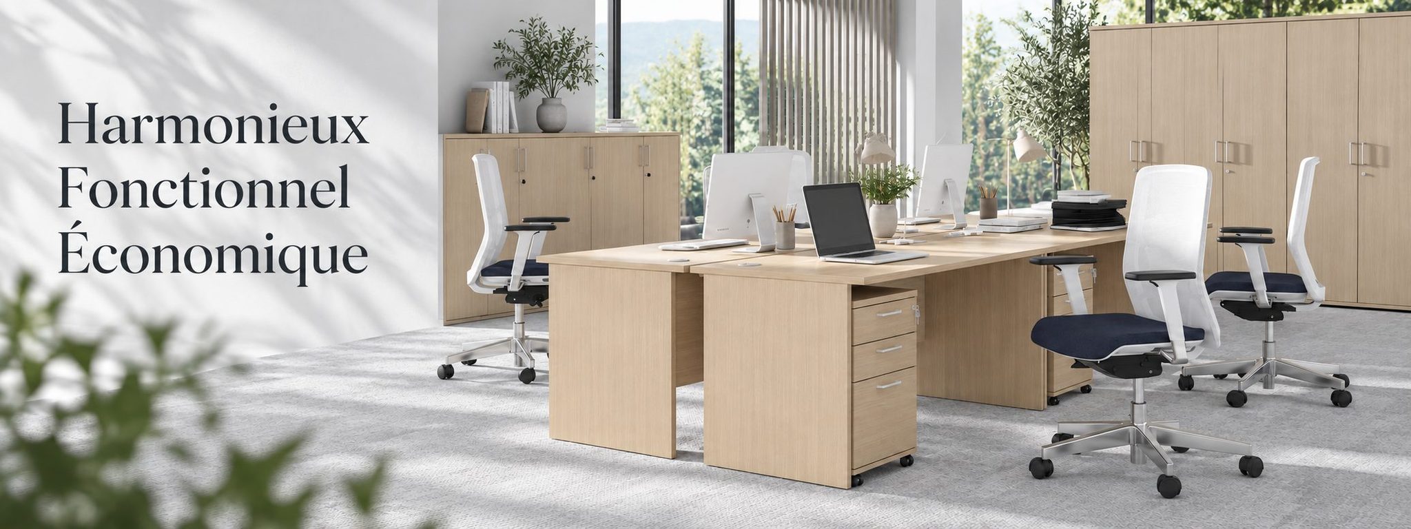 Bureaux opératifs harmonieux, fonctionnels et économiques CARAY
