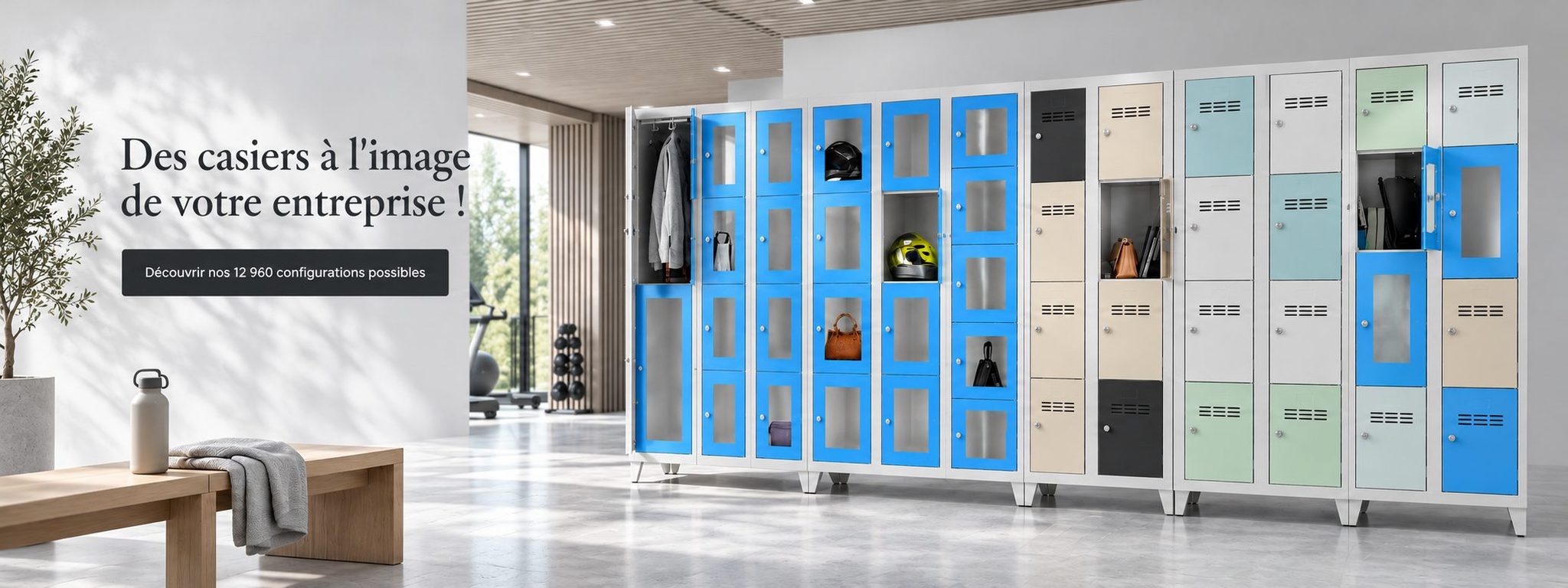Casiers personnalisables à l'image de votre entreprise CARAY